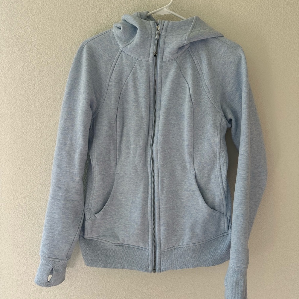 lululemon athletica Heathered Blue Hoodie